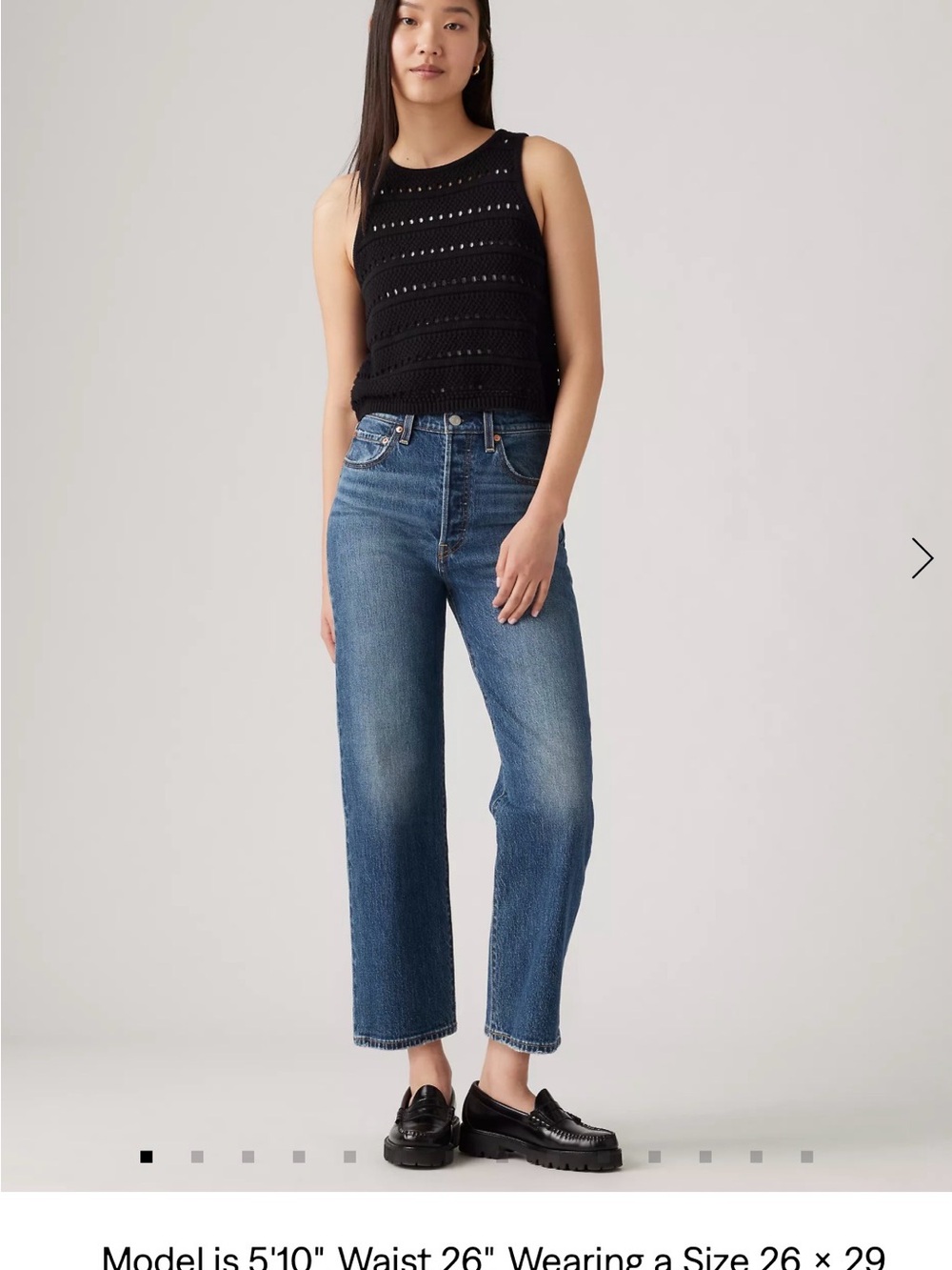 Levi's Women's ribcage Straight ankle Jeans
